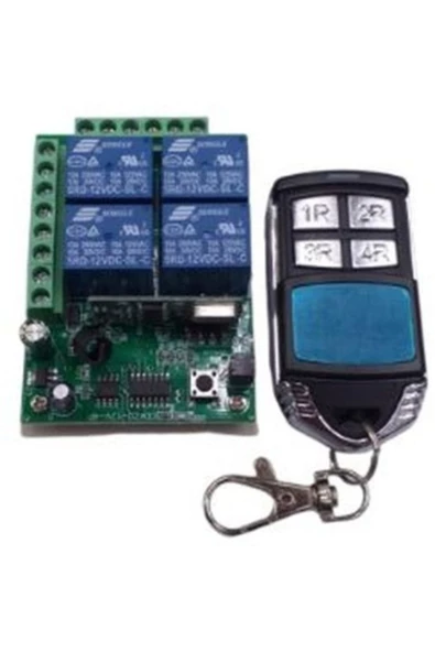 4 Kanal Rf 433Mhz Uzaktan Kumanda Alıcı Verici - 2