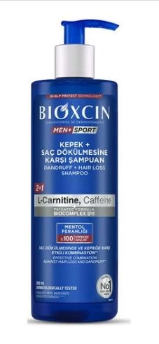 Bioxcin Men Sport Kepek ve Saç Dökülmesine Karşı Şampuan 500 ml