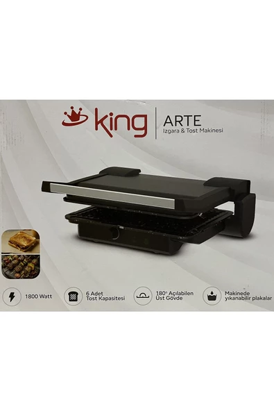 KİNG Arte Izgara Tost Makinası