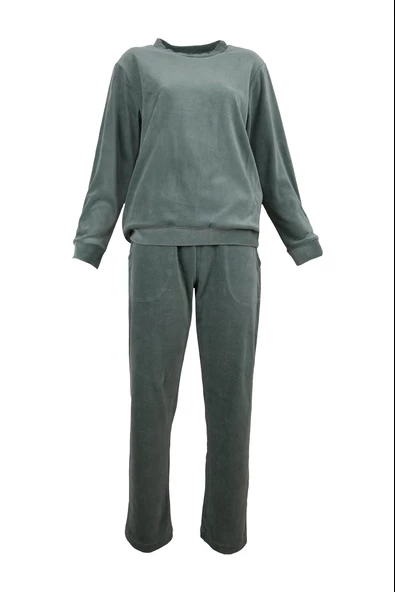 Unisex Yetişkin Cepli Rahat Günlük Giyim Alt Üst Takım Baveno Home - 2