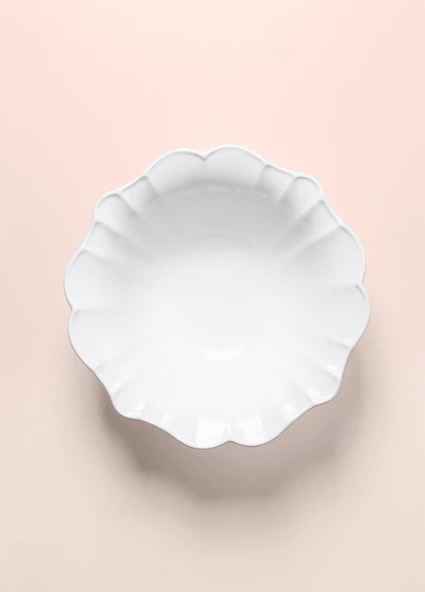 The Mia Grande Salata Kasesi Beyaz 28x10 cm GRD0010 - 4