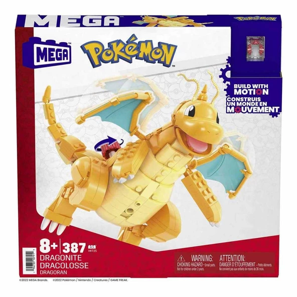 Hkt25 Mega™ Pokémon™ Dragonite 387 Parça +8 Yaş