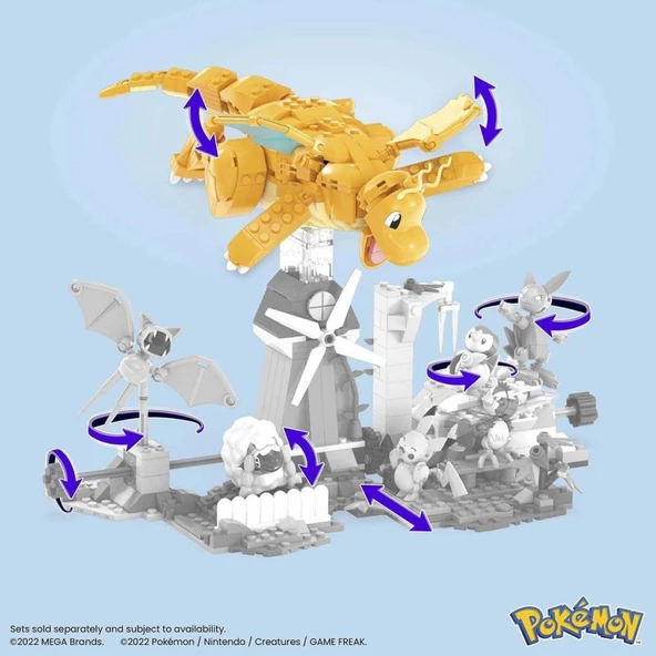 Hkt25 Mega™ Pokémon™ Dragonite 387 Parça +8 Yaş - 8