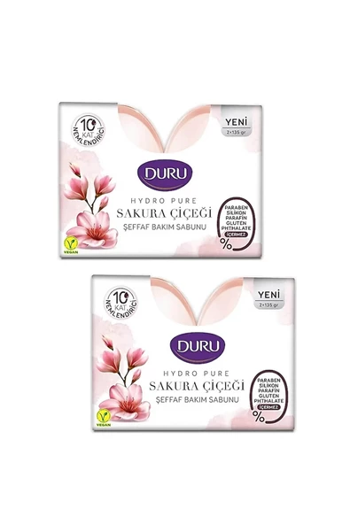 Duru Hydropure Sabun 270 gr Sakura (2'li)