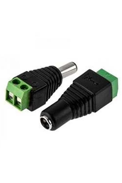 5.5*2.1mm Dc Power Dişi Plug Jak Adaptör Konnektör Plug ürün görseli