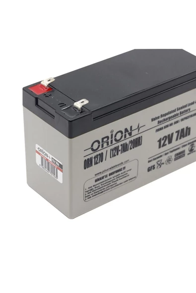Orn1270 12v 7ah Bakımsız Kuru Akü 12 Volt 7 Amper Akü - 02/2025 Üretim - 3