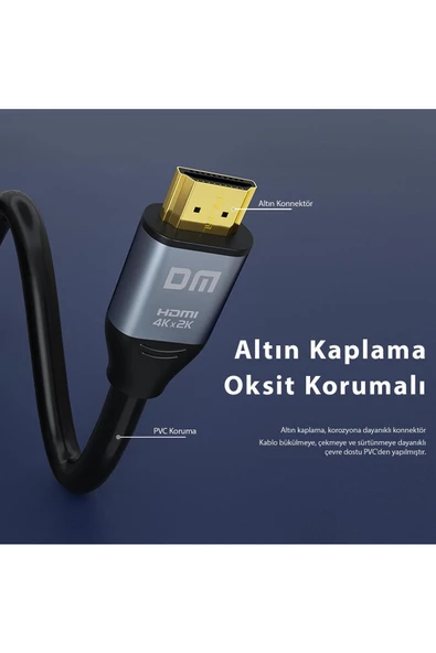 Hı005 4k 60hz Hı 2.0 Görüntü Ve Ses Aktarım Kablosu 5 Metre - 4