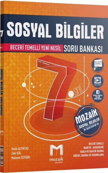 7. Sınıf Sosyal Bilgiler Soru Bankası Mozaik Yayınları