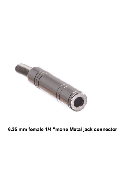 6.3 Mm Dişi Metal Jack