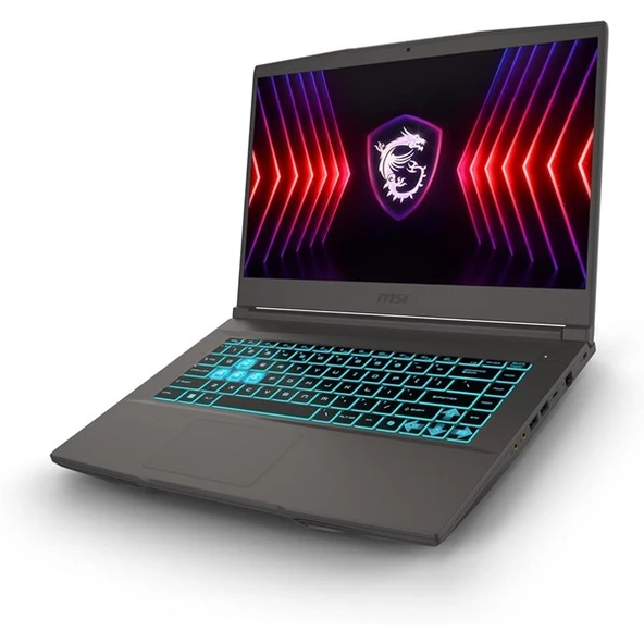 MSI 15.6" THIN 15 B12UC-1479XTR CORE i7 12650H 16GB- 1TB M2 NVME- 4 GB RTX3050 FDOS - 3