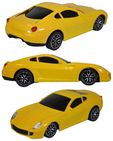 Ctoys Sports Car 27 Mhz Full Fonksiyon Uzaktan Kumandalı Chevrolet Corvette Sarı CE 07 - 2