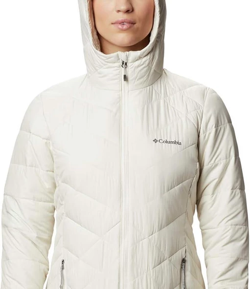 Columbia Heavenly Long Hooded Kadın Mont - Resim 4