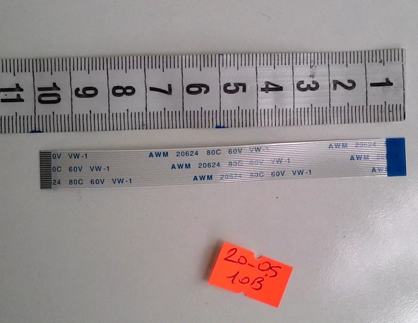Awm 20624 80C 60V Vw-1 Flex Kablo 20 Pin 10 Cm 20-0.5-10B - 2