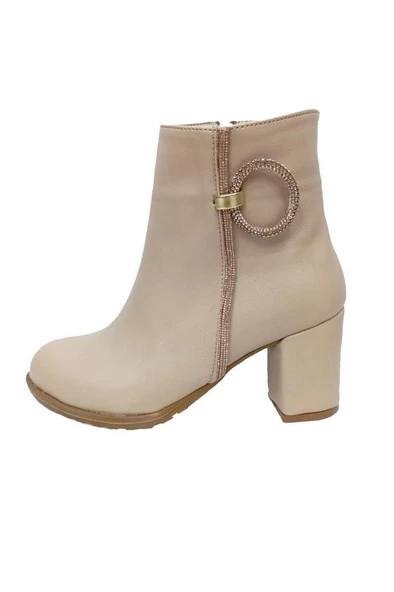 Bianca 124 Deri Trend Fashion Kadın Bot - 3