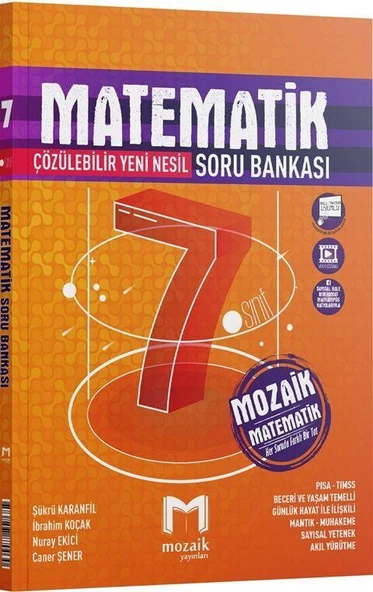 7. Sınıf Matematik Soru Bankası Mozaik Yayınları