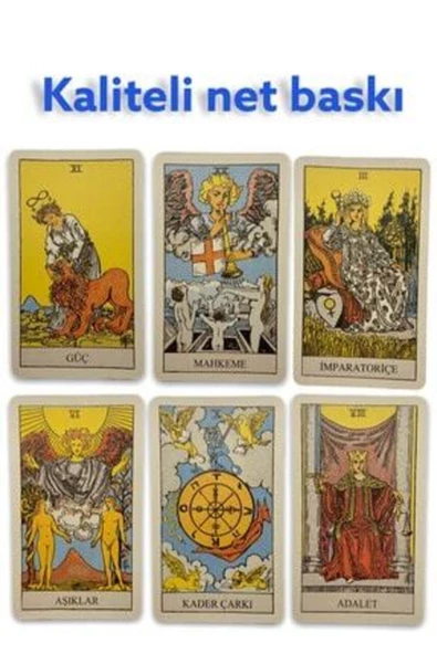 Tarot Kartlaarı Ahşap Kutulu Ahşap Kutulu Tarot - 5