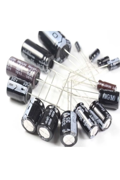 100mf 25v Kutuplu Kondansatör 5 Li Paket Halinde ürün görseli