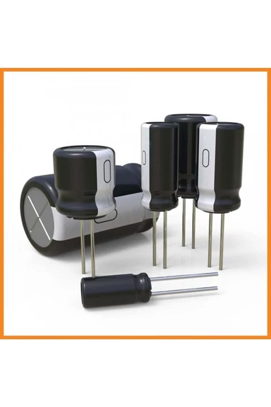 820mf 25v Kutuplu Kondansatör 2 Li Paket Halinde