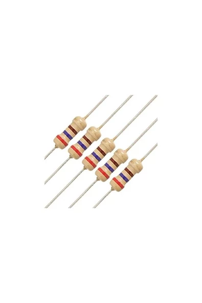 3.9 Ohm 1/4 Watt Direnç - 10 Lu Paket Halinde