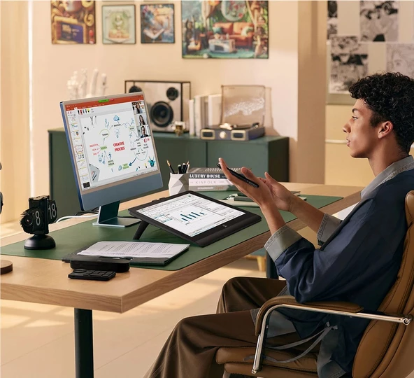 XP-Pen Artist Pro 19 Gen 2 4K Çözünürlük Grafik Ekran Tablet Dual 16K - 4