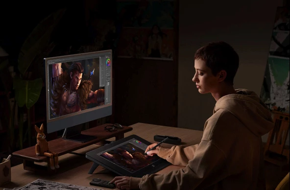 XP-Pen Artist Pro 19 Gen 2 4K Çözünürlük Grafik Ekran Tablet Dual 16K - 5