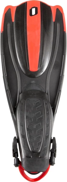 Cressi Maui Fins Div-Cen Palet, Siyah/Kırmızı, L/XL 43-47 - 3