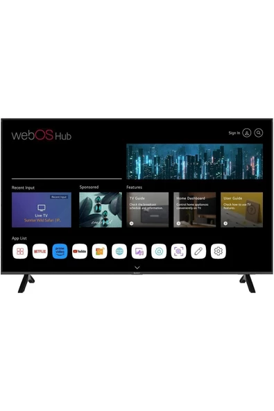 SUNNY SN65FMN252 65'' 165 Ekran Uydu Alıcılı 4K Ultra HD Smart WebOS LED TV - 2