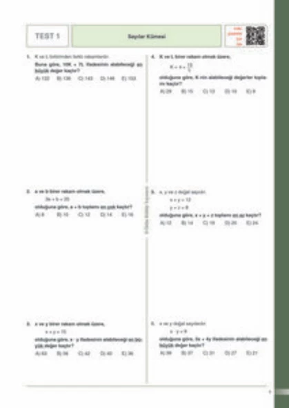 Video Anlatımlı DGS Eğitim Seti (400 Sayfa Kitap+ 700 Sayfa PDF) - 4