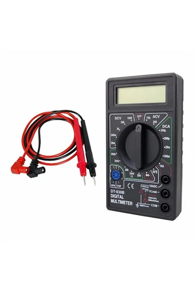 Dt830b Multimetre Dijital Ölçü Aleti Avometre Voltmetre Ampermetre - 6