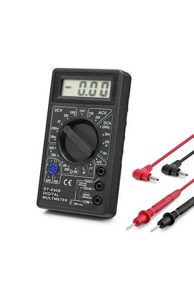 Dt830b Multimetre Dijital Ölçü Aleti Avometre Voltmetre Ampermetre - 7