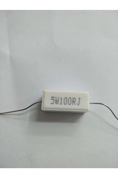 5 Watt 100r Taş Direnç=adet Olarak Satılır ürün görseli