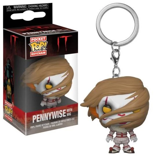Funko Pop Pocket Keychain IT Pennywise With Wig - 1