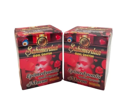 ŞAHIMERDAN MACUN 2 ADET 240 GR  BALLI BİTKİSEL MACUN - 2