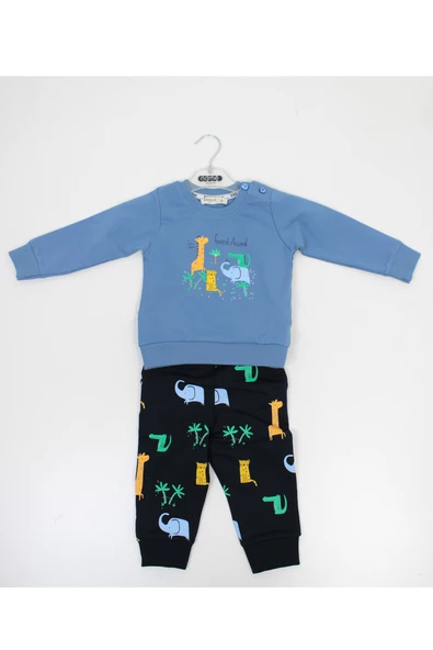 Erkek Bebek Safari Eşofman Takımı ürün görseli