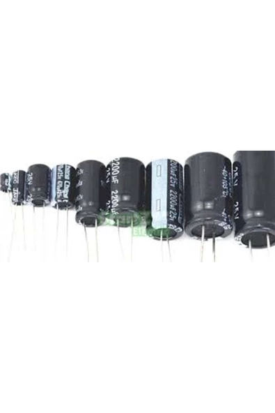 470mf 25v Kutuplu Kondansatör - 5 Li Paket Halinde