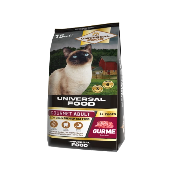 UNİVERSAL FOOD GURME PREMİUM KEDİ MAMASI 15KG