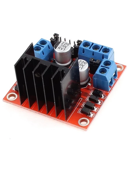 Arduino L298N Voltaj Regulatörlü Çift Motor Sürücü Kartı - 2
