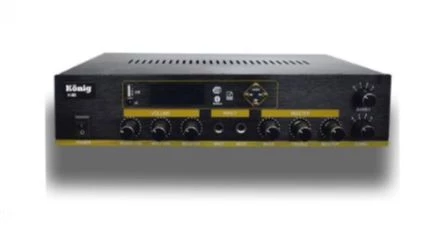 König k-90 100 Watt Anfi Usb Bluetooth 2 Bölgeli 2 Mikrofon Girişli Amfi ürün görseli