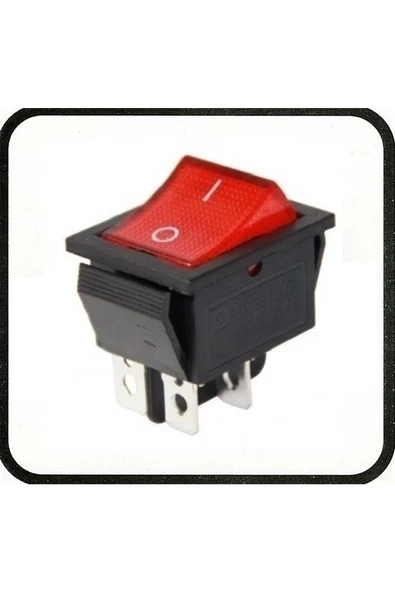 Ic-104 Geniş Işıklı Anahtar On-off Kcd2-201n ürün görseli