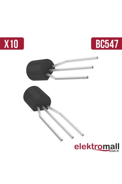 Bc547 To-92 Transistör Npn 45v 100ma 10 Adet