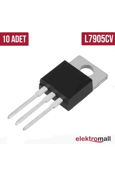 7905 To-220 -5v 1a Regülatör - 10 Adet ürün görseli