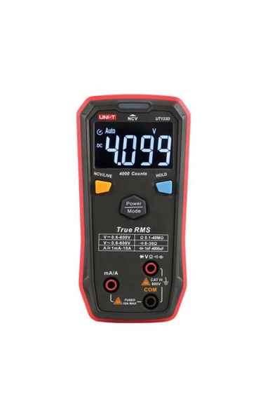 Unı-t Ut123d True Rms Cep Tip Akıllı Dijital Multimetre Ncv/live 600v Ac/dc 10a Ac/dc - 2