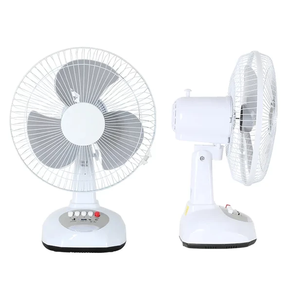 Ayt Powermaster PM-22009 3 Kademeli Şarjlı Solarlı Fan Vantilatör Ampul Lamba Ledli Kamp Tipi Powerbank - 2
