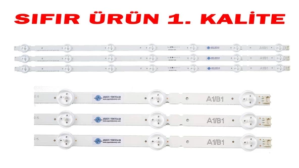 LG, 32LA620S, 32LA613S, LED BAR, TAKIMI, 32 FHD ROW2.1 6916L-1107A 6916L-1108A, 7LEDLİ(A1-B1)  X3 ADET