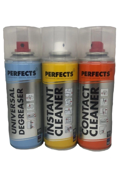 Kontak Sprey Seti 3 Çeşit Yağlı, Yağsız, Köpük Temizleme Spreyi 200 Ml'lik 3 Adet ürün görseli