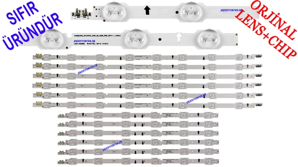 SAMSUNG, UE50HU6900S LED BAR, 2014SVS_UHD_50_3228 LM41-00088, BN96-32179A, BN96-32178A LED BAR PANEL LEDİ