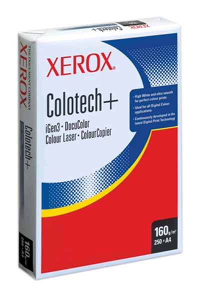 Xerox A4 Colotech Fotokopi Kağıdı 160 Gram Gramajlı Fotokopi Kağıdı 250 Li