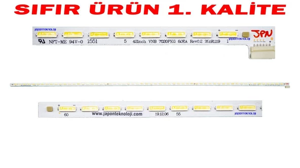 VESTEL VES420UNVL-2D-N01 LED BAR , METALSAN AL 42262 , 42INCH VNB 7020PKG 60EA , 42FA7100 LED BAR