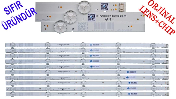 ARÇELİK, A50L8870, BEKO B50L8870, GRUNDIG 50GCU8905B LED BAR BACKLIGHT, RF-AZ500E32-0501S-28, RF-AZ500E32-0501S-10, JL.D50051235-202AS-M