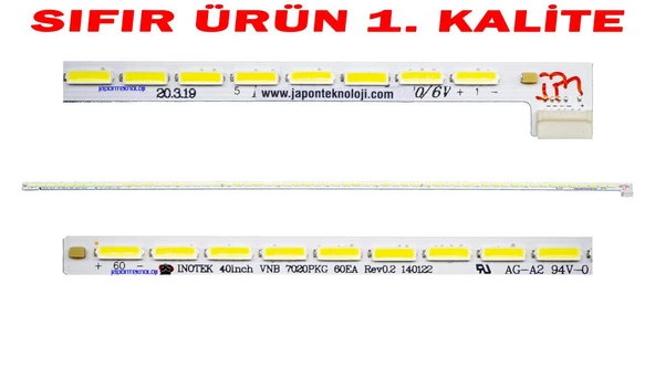 VESTEL VES400UNVS-2D-N01, VES400UNVS-2D-N02, VES400UNVS-2D-N05, VES400UNVS-2D-N03, VES400UNVS-3D-N01 LED BAR , LG INNOTEK 40INCH VNB 7020PKG 60EA , METALSAN BRACKET AL 40262 ,